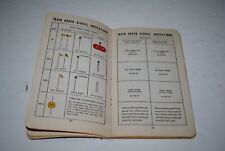 January 1954 Chicago Great Western Operating Rules W/Color Signal Illustrations picture