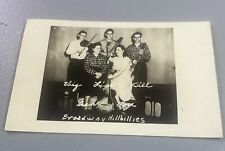 Studio REAL PHOTO Country Music Band - Guitars & Violin - Old Postcard Undivided picture