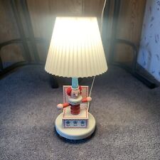 Kids Childs Room Lamp Mid Century Modern Wood Lamp Jack In A Box picture