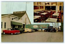 c1950's Lazio's Sea Foods Dining Room Restaurant Eureka CA Dual View Postcard picture