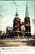 1906. ELMIRA, NY. ST PATRICK'S CHURCH. POSTCARD. MM18 picture