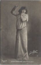 Vintage Actress SARAH BERNHARDT RPPC Photo Postcard 