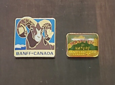 Banff Canada Lapel Pins Lake Louise Majestic by Nature Longhorn Ram picture