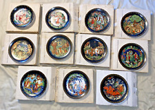 SET OF 11 RUSSIAN LEGENDS PORCELAIN COLLECTOR PLATES IN BOX WITH CERTIFICATES picture