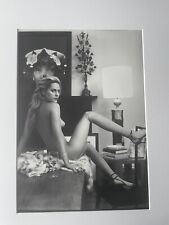 Vintage Lithograph - Aimee Mulins (Nude) Wall Art Board & Matted picture