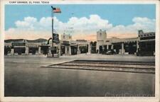 El Paso,TX Camp Grande Texas Sandoval News Service Antique Postcard 1c stamp picture