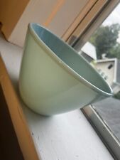 Vintage Fire King Turquoise Blue Splash Proof Nesting Mixing Bowl 8.5” - NICE picture