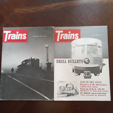 2 1966 issues of Trains magazine, July & September picture