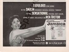 Lena Horne Ricardo Montalban Jamaica Record Print Ad 1958 picture