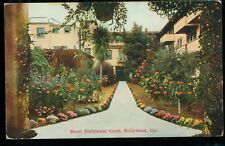 Hotel Hollywood Court Hollywood California CA Postcard c1920 picture