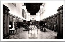 Pasadena Cal Public Library Room Real Photo RPPC Postcard  picture