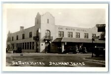 c1930's De Soto Hotel Building View Dalhart Texas TX RPPC Photo Postcard picture