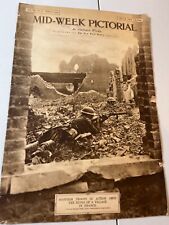MID-WEEK PICTORIAL NY Times  June 27, 1918 Scottish Troops in Action picture