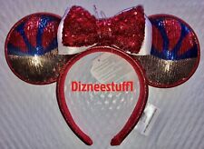 DISNEY 2024 SNOW WHITE SEQUINS & GLITTER BOW EARS HEADBAND NWT picture