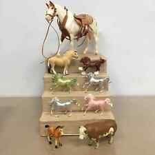 Vintage to Modern 9pc Mixed Figure Lot Schleich Breyer Unicorn Horse Bull picture