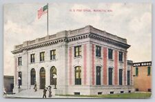 La Crosse Wisconsin WI US Post Office Antique 1910 Postcard picture