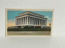 Postcard Lincoln Memorial Washington DC A63 picture