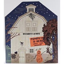 Cat's Meow Village Collectibles Bugaboo Acres Barn Halloween Limited 2004 picture