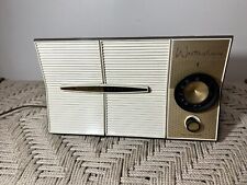 🍊Vintage 1959 Westinghouse Twin-Speaker AM Tube Radio | Model H705T5 WORKS picture