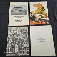 Vtg 1970s Orrville Ohio Yearbook Basketball Schedule Golf Championships OSU picture