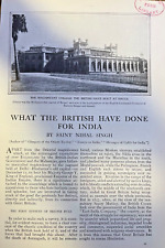 1912 British Rule in India illustrated picture