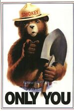 PLEASE READ DESCRIPTION  Smokey the Bear, Forest Fires, Wildfires -- Postcard picture