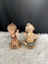 Vintage, 1980, Enesco, Little Bible Friends, Boy and Girl picture