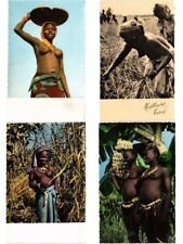 AFRICA ETHNIC NUDE TYPES 10 Vintage Africa Postcards (L4476) picture
