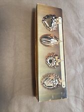 Vintage 1982 Benjamin & Medwin M-268 5 pc. Copper Mold Set With Brass Rack NWT picture