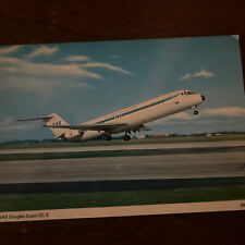 SAS Scandinavian Douglas Super DC 9 Charles Skilton Postcard. Unmailed picture