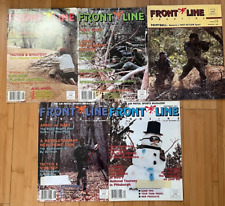 5 RARE Frontline Paintball Airgun Magazines collectible 1986 1987 1988 picture