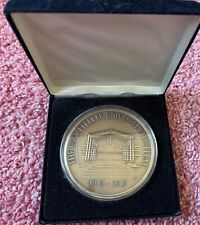 Rare The Rockefeller University Hospital commemorative medallion in velvet case picture