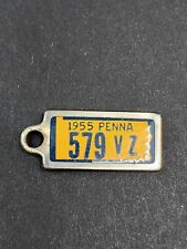 RARE VTG Disabled Veterans Mini License Plate Key Chain Ring PENNSYLVANIA 1955 picture