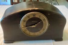 Antique New Haven Mantel Clock -Cathedral Gong -Labeled Brantford, Ontario CL821 picture