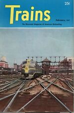 1947-2, FEBRUARY TRAINS MAGAZINE VOLUME 7, NUMBER 4 FULL OF GREAT PICS/ADS 1947 picture