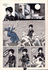 1986 Aircel Comics SAMURAI #2 page 29 Skateboard Crash BLAIR Original Comic Art picture