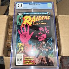 Raiders of the Lost Ark #1 1981 🔥 1st appearance INDIANA JONES 🔥 CGC 9.8 WHITE picture