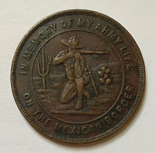 RARE  WW1 U.S. ARMY LIFE ON THE MEXICAN BORDER MEDAL 1917 picture