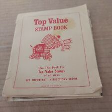 Antique 1959  Top Value/Dayton, OH, Stamp Saver Book w/Actual Yellow Stamps picture