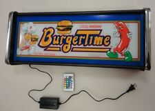 Burgertime Marquee Game/Rec Room LED Display light box picture