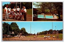 Postcard Shawnee-on-Delaware Pennsylvania Camp Sun Mountain Basketball picture