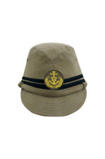 WWII Japanese IJN Navy Third Type Officer field cap Khaki size: S picture