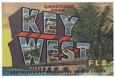 Greetings from Key West Florida Southernmost City - Modern Large Letter Postcard picture