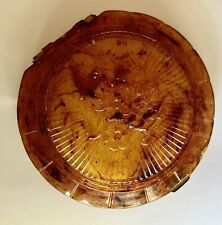 VINTAGE 1940'S ROUND SIMULATED TORTOISE LADIES COMPACT WITH MIRROR - READ picture