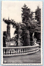 Kortrijk Belgium Postcard View of Queen Astrid Park c1930's Vintage Posted picture