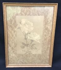 Sarah Hall Ladd photo circa 1900 Two Roses. Signed. Rare picture