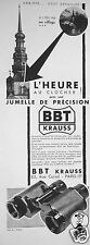 1935 KRAUSS BBT BELL HOUR ADVERTISEMENT WITH PRECISION TWIN  picture