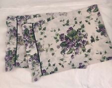 Vintage Waverly Garden Room Sweet Violets ￼Ruffled Pillow Cases Set 2 Floral picture