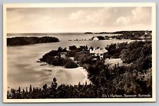 Ely's Harbour. Somerset. Bermuda Real Photo Postcard. RPPC picture