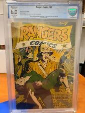 RANGERS COMICS #30 CGC 6.0 WHITE PAGES   FICTION HOUSE 1946 picture
